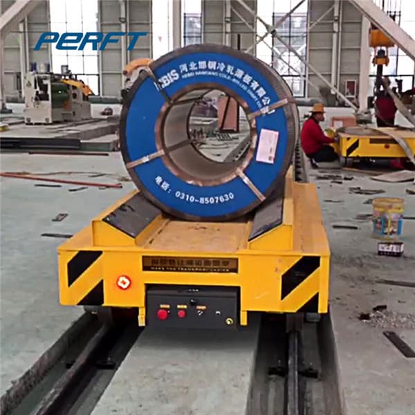 Coil Transfer Trolley With End Stops 200 Ton